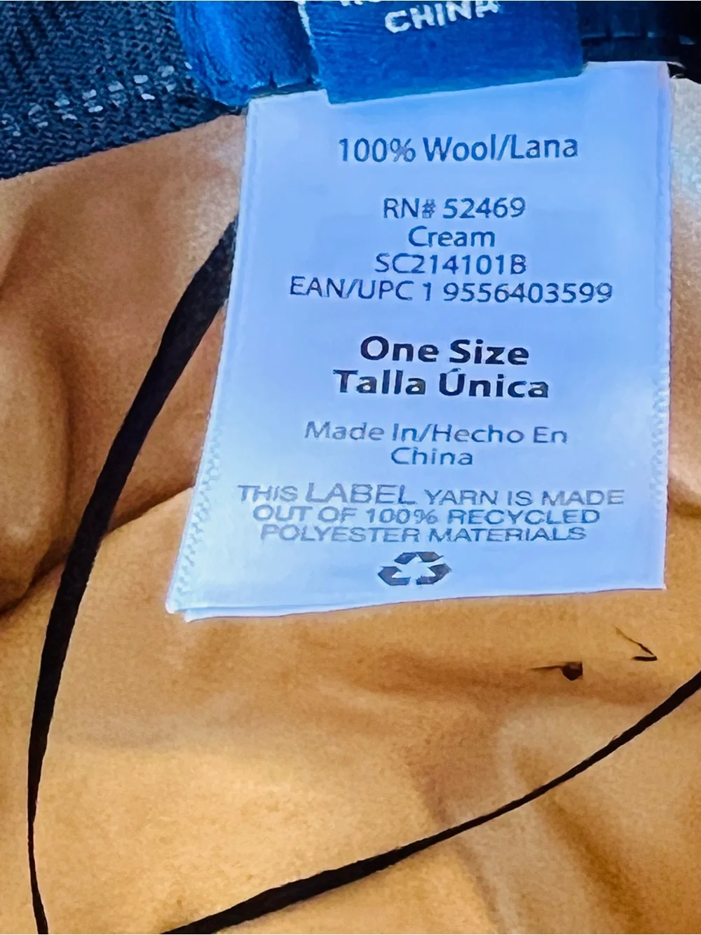 Scoop 100% Wool Cowgirl Hat Off White Western Hat – One Size (Fits M/L) NWT - Picture 8 of 8
